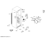 Схема №1 KD33VV00NE с изображением Дверь для холодильника Siemens 00249058