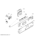 Схема №4 SF6CFE1GB с изображением Рамка для посудомоечной машины Bosch 00431586