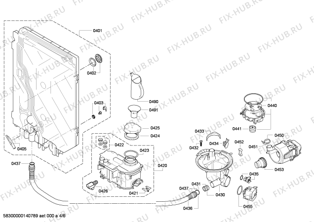 Схема №2 SMS50M22EU с изображением Передняя панель для посудомоечной машины Bosch 00675475
