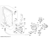 Схема №2 SMS50M22EU с изображением Передняя панель для посудомоечной машины Bosch 00675475