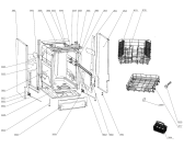 Схема №1 GS51111W (439966, WQP8-9239G) с изображением Запчасть для электропосудомоечной машины Gorenje 366073