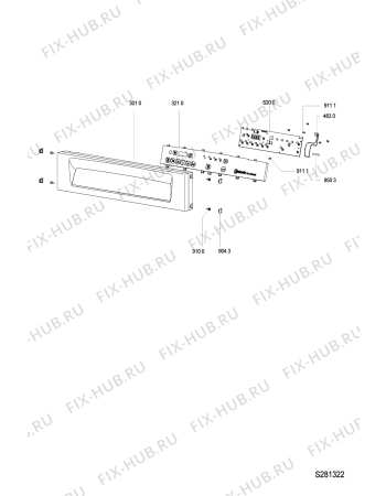 Схема №5 TRK 4060 с изображением Уплотнитель для сушилки Whirlpool 481246658015