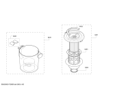 Схема №4 BGS51261 Bosch Relaxx'x ProSilence 66 с изображением Крышка для электропылесоса Bosch 00656647