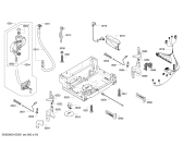 Схема №4 SMU86M15DE с изображением Передняя панель для электропосудомоечной машины Bosch 00672360