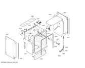 Схема №5 SGI55E35EU с изображением Передняя панель для электропосудомоечной машины Bosch 00445951