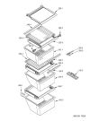 Схема №5 S27C FTT3XDF с изображением Холдер для холодильника Whirlpool 481246228596