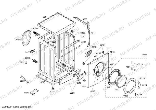 Схема №3 WXLM0800MY Siemens XLM 800 с изображением Ручка для стиральной машины Siemens 00484379