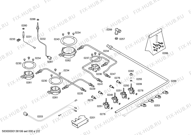 Взрыв-схема плиты (духовки) Bosch PPP626B80E ENC.PPP626B80E T60F 4G BOSCH - Схема узла 02