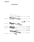 Схема №1 CF5712F0/HS0 с изображением Корпусная деталь для фена Rowenta CS-00147304