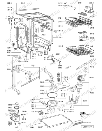 Схема №1 CW491BLC2 (F091704) с изображением Инструкция по эксплуатации для посудомоечной машины Indesit C00358723
