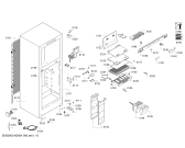 Схема №1 KD46NAI30N с изображением Тэн оттайки для холодильной камеры Bosch 00708528