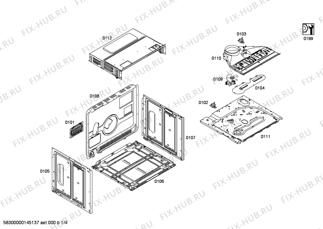 Схема №1 P1HEB44251 с изображением Панель управления для духового шкафа Bosch 00678616