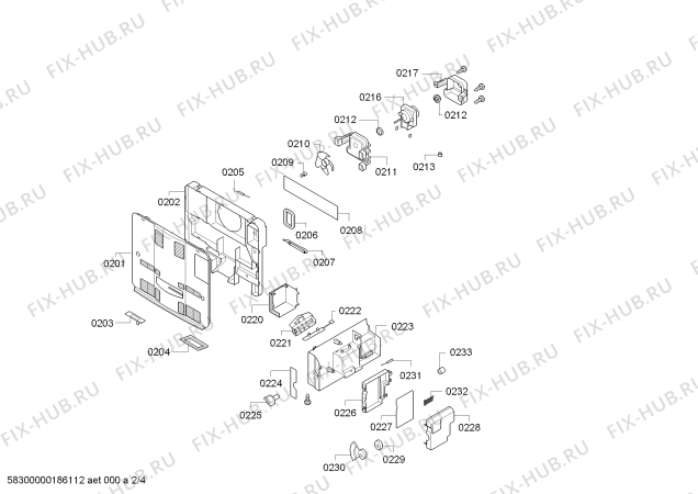 Схема №2 KD28NVS00J с изображением Ручка для холодильной камеры Bosch 11006277