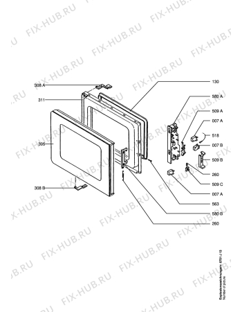 Взрыв-схема микроволновой печи Zanussi ZMB32CT-B - Схема узла Section2