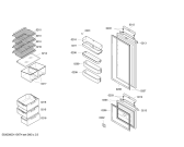 Схема №1 3KE280IA, Balay с изображением Дверь для холодильной камеры Bosch 00242823