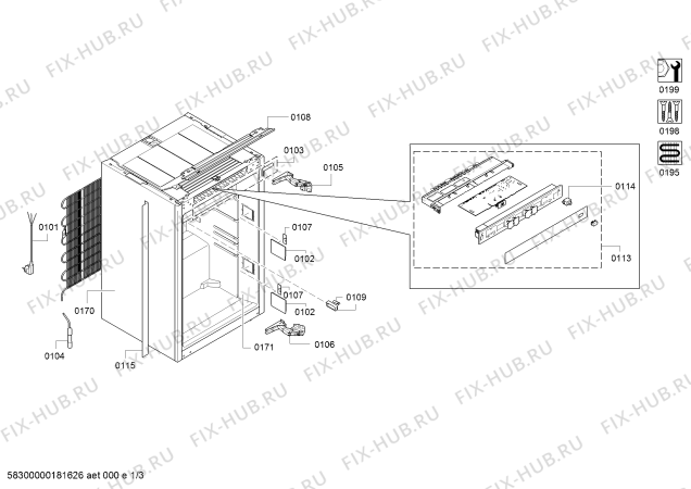 Схема №2 KI41RAD40 с изображением Стеклопанель для холодильника Siemens 00791680