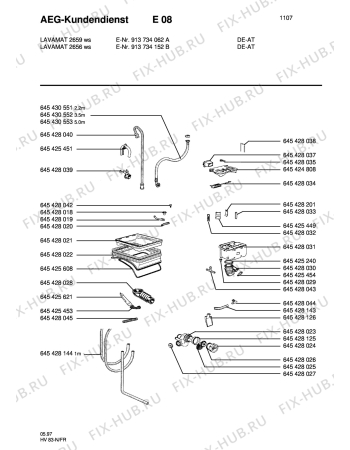 Схема №4 LAV 2659 с изображением Запчасть Aeg 8996454284762