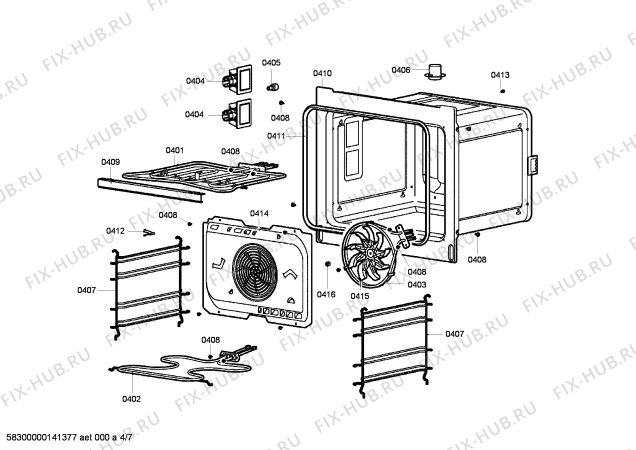 Схема №3 HB3002Z1C с изображением Выдвижной ящик для плиты (духовки) Siemens 00683294