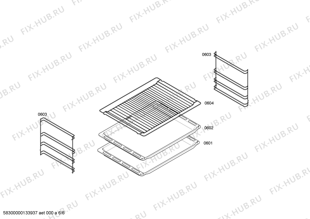 Схема №3 CH10320 с изображением Панель управления для плиты (духовки) Bosch 00667297