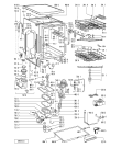 Схема №1 ADP 2540 WH с изображением Панель для посудомоечной машины Whirlpool 481245370867