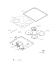 Схема №1 C61701M-MC X46 с изображением Керамическая поверхность для духового шкафа Aeg 3195718014