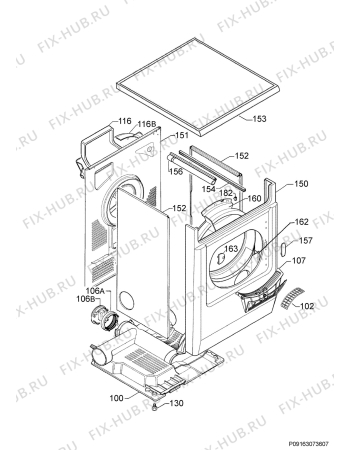 Схема №1 T65170AV с изображением Микромодуль для сушилки Aeg 973916095266052