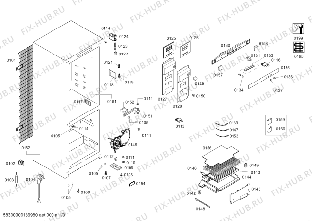 Схема №3 KCB34806-S с изображением Логотип для холодильной камеры Bosch 00626406