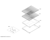 Схема №3 HEB76D651 с изображением Фронтальное стекло для плиты (духовки) Bosch 00689941