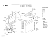 Схема №4 0730200904 E755U с изображением Панель для посудомойки Bosch 00111850