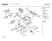 Схема №1 CW13030IL CW1303 с изображением Панель управления для стиральной машины Bosch 00285469
