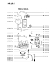 Схема №1 F8824310(0) с изображением Прокладка для электрокофеварки Krups MS-0907529