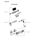 Схема №1 CF5122F0/D80 с изображением Корпусная деталь для электрофена Rowenta CS-00135621