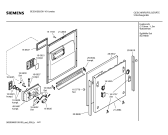 Схема №3 SE35A260 с изображением Передняя панель для посудомойки Siemens 00434595