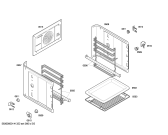 Схема №3 3HE506X horno balay poliv.inox. multifuncion с изображением Передняя часть корпуса для духового шкафа Bosch 00675903
