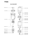 Схема №2 BL313ACA/870 с изображением Электромотор для электромиксера Seb MS-650464