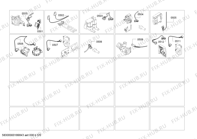 Взрыв-схема стиральной машины Bosch WAT24468IN - Схема узла 05