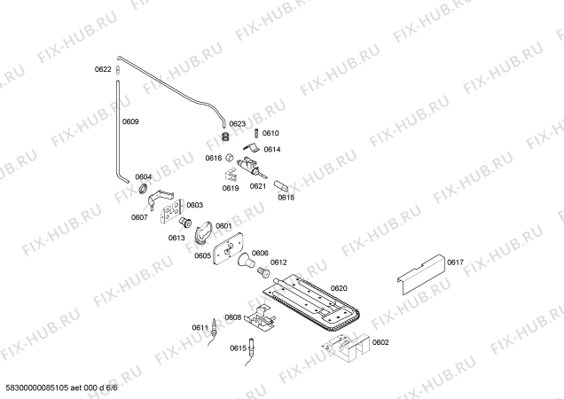 Схема №4 HEK14J24EH FOG P2 76 EMBUTIR (exportação) с изображением Решетка для электропечи Bosch 00431393