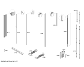 Схема №1 B36IT71SN с изображением Крепеж для холодильной камеры Bosch 00678307