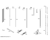 Схема №1 T36BT71FS с изображением Шина для холодильника Bosch 00244573