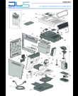 Схема №3 PRIMADONNA ELITE ECAM 650.85.MS с изображением Блок управления для кофеварки (кофемашины) DELONGHI 7313255591