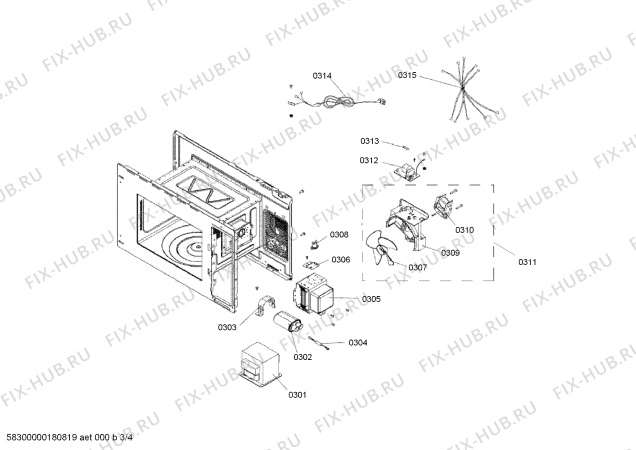 Схема №1 HMT72M654 с изображением Панель для микроволновой печи Bosch 12012518