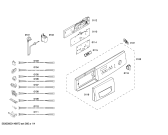 Схема №4 WAE24260GB с изображением Панель управления для стиралки Bosch 00668191