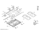 Схема №1 PBH612B80Y 3G+1MW SE60R с изображением Варочная панель для плиты (духовки) Bosch 00687287