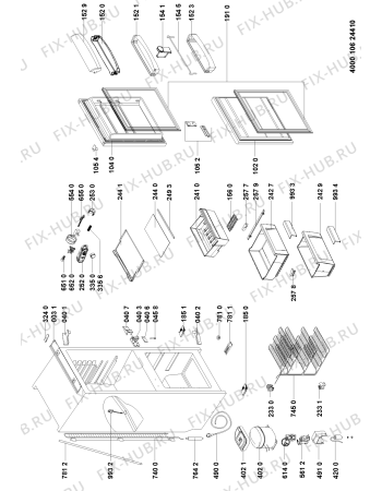 Схема №1 ART479A4 (F090502) с изображением Инструкция по эксплуатации для холодильной камеры Indesit C00357009