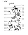 Схема №1 FR800051/87A с изображением Обшивка для тостера (фритюрницы) Seb SS-994769