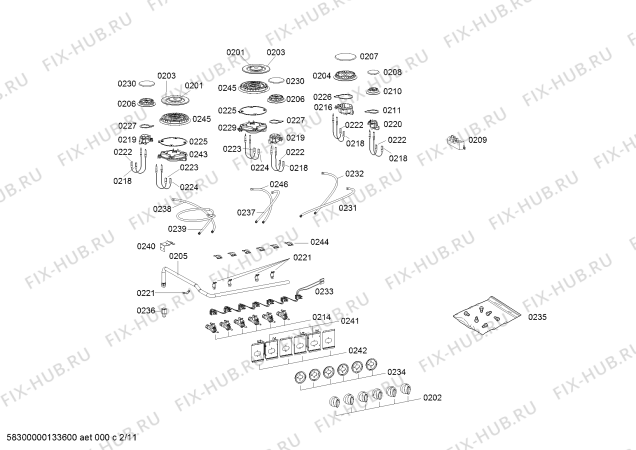 Схема №6 F3470N0 Neff с изображением Часть корпуса для духового шкафа Bosch 00247258