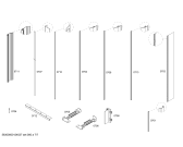 Схема №3 T36BT71FS с изображением Стеклопанель для холодильника Bosch 00661182