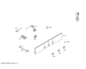 Схема №2 HBA21B150E Horno bosch indep.multif.inox.avisador с изображением Передняя часть корпуса для плиты (духовки) Bosch 00679087