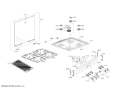 Схема №3 HSG75I30SC HSG75I30SC Cocina a gas Bosch Inox с изображением Панель для плиты (духовки) Bosch 11014983