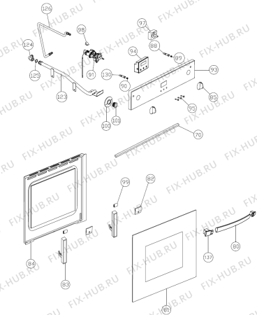 Взрыв-схема плиты (духовки) Gorenje BOG3300AXG (399157, G60S) - Схема узла 02